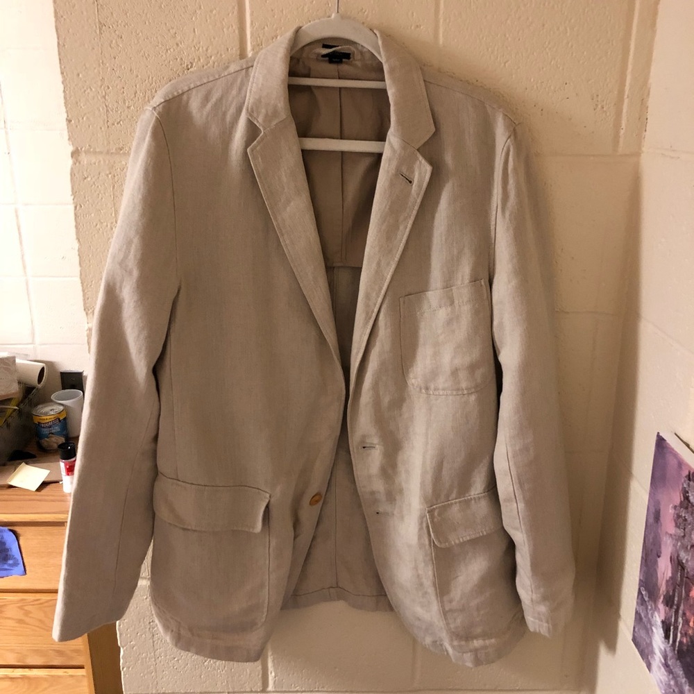 J CREW Men’s 100% Linen Suit Jacket